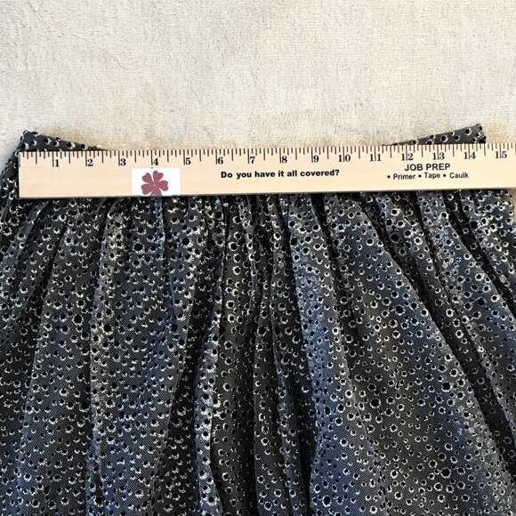 NWT RED Valentino sparkly tulle skirt party eu 44 / us M 8 gray - Picture 8 of 13